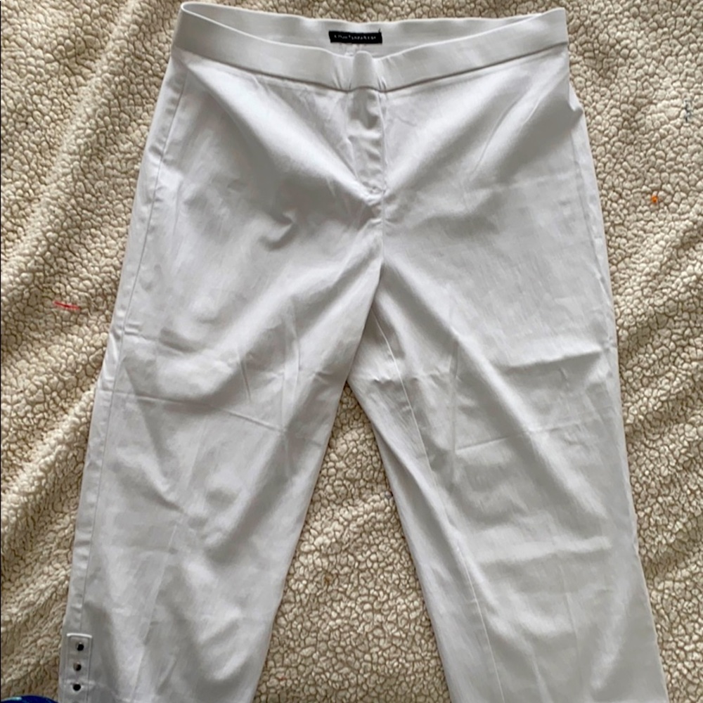 White Canvas Pants